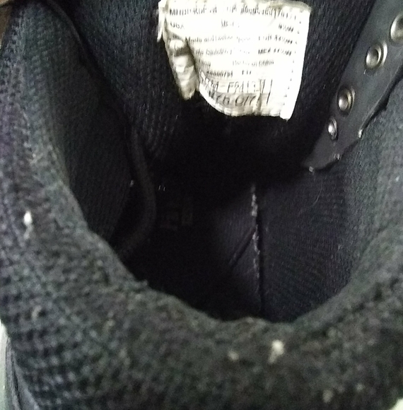 🦶Brahma Mens Steel Toe Work Boots Slip Resistant Sz 9.5W Black - Picture 4 of 7